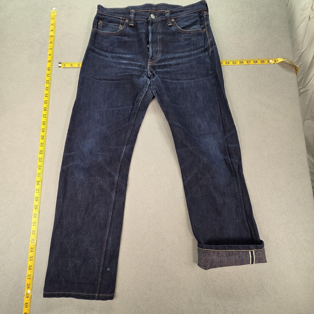 Red Cloud R400 Jeans Mens Blue Raw Selvedge Heavy Dark Wash‎ Fits 30x28